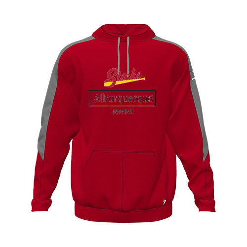 [CUS-DFW-HOOD-FLC-LSL-RED-YXS-LOGO2] Hoodie (Youth XS, Red, Logo 2)