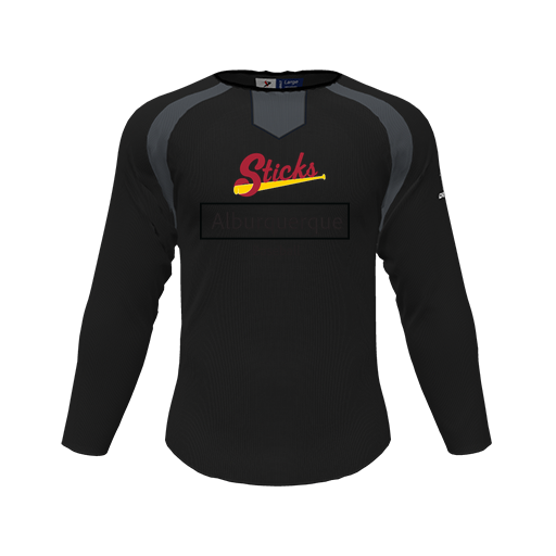 [CUS-DFW-PULL-FLC-CNK-LSL-BLK-YS-LOGO2] Pullover (Youth S, Black, Logo 2)