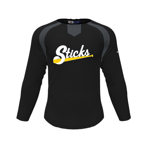 [CUS-DFW-PULL-FLC-CNK-LSL-BLK-YS-LOGO3] Pullover (Youth S, Black, Logo 3)