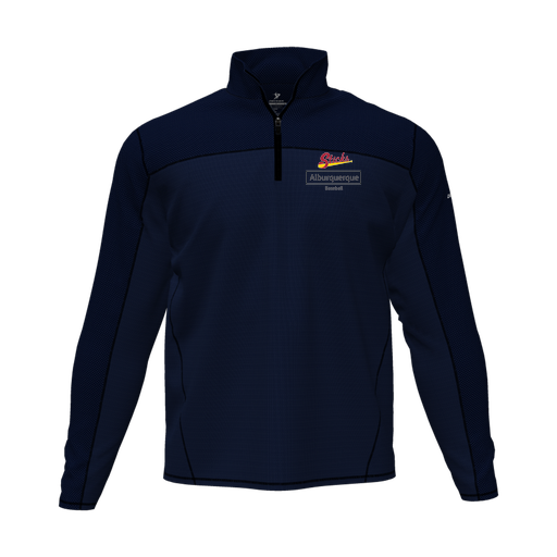 [CUS-DFW-QTRZ-PER-LSL-NVY-AS-LOGO2] Quarter Zip Pullover (Adult S, Navy, Logo 2)