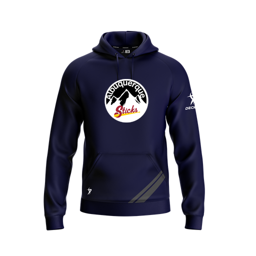 [FOLHSMNV-YXS-LOGO1] Decker Summit Hoodie (Youth XS, Navy, Logo 1)