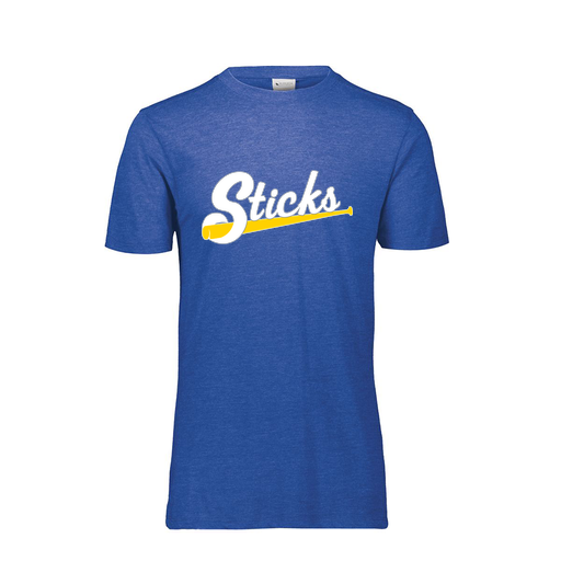 [FTSCUBNV-AS-LOGO3] Decker Men's Tri-Blend T-Shirt - Short Sleeve (Adult S, Navy, Logo 3)