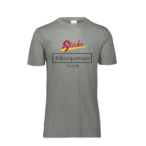 [FTSCUBGY-AS-LOGO2] Decker Men's Tri-Blend T-Shirt - Short Sleeve (Adult S, Gray, Logo 2)