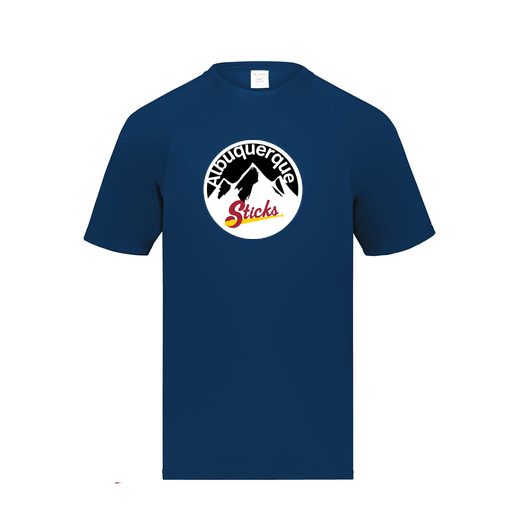 [2791.065.S-LOGO1] Youth Smooth Sport T-Shirt (Youth S, Navy, Logo 1)