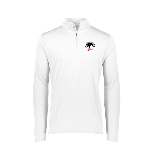 [FTLQFLWH-FAXS-LOGO1] Decker Women's Flex-Lite 1/4 Zip Shirt (Female Adult XS, White, Logo 1)