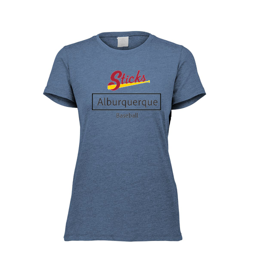 [FTSCUBNV-FAXS-LOGO2] Decker Women's Tri-Blend T-Shirt - Short Sleeve (Female Adult XS, Navy, Logo 2)
