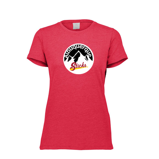 [FTSCUBRD-FAXS-LOGO1] Decker Women's Tri-Blend T-Shirt - Short Sleeve (Female Adult XS, Red, Logo 1)