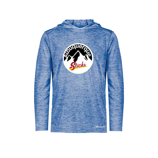 [FOLHCGRY-AS-LOGO1] Decker Men's Charge Hoodie (Adult S, Royal, Logo 1)