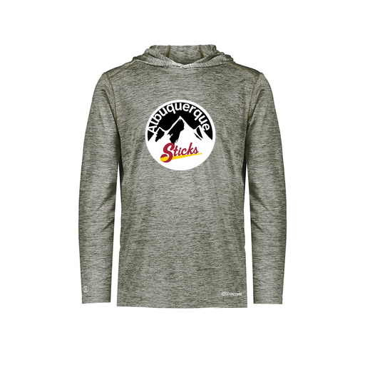 [FOLHCGGY-YS-LOGO1] Decker Youth Charge Hoodie (Youth S, Gray, Logo 1)