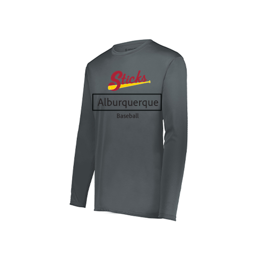 [222822.059.XS-LOGO2] Men's LS Smooth Sport Shirt (Adult XS, Gray, Logo 2)